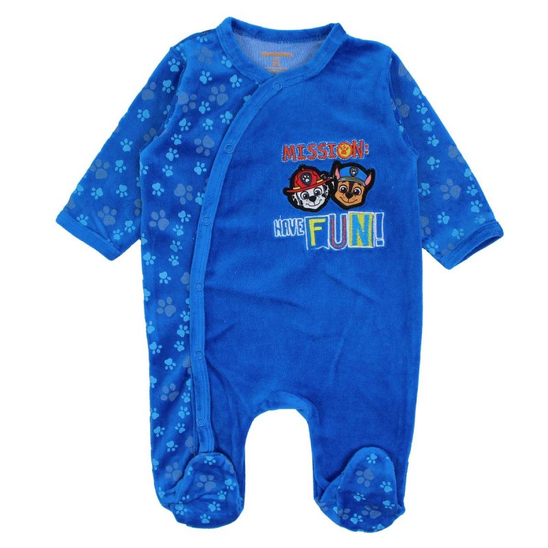 Grenouillere velours Paw Patrol