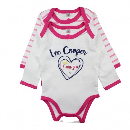 Lot de 2 bodys Lee Cooper