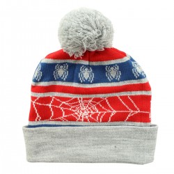 Bonnet avec pompon Spiderman