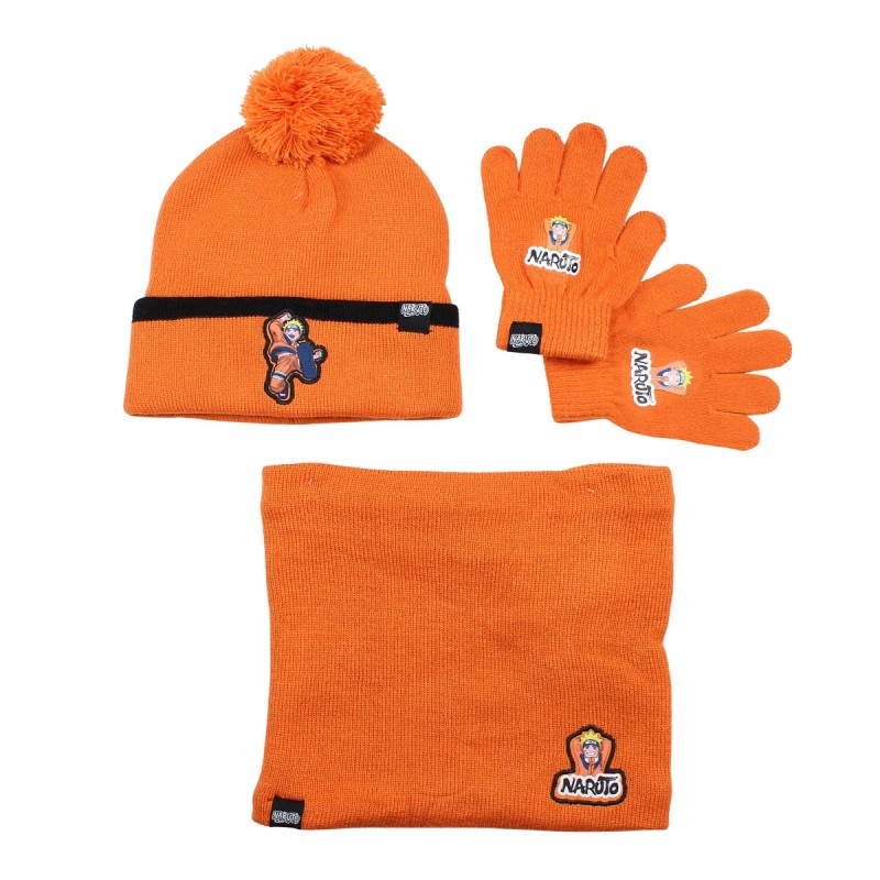 Bonnet gant snood Naruto