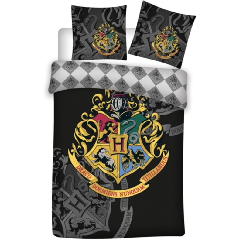 Housse de couette + Taie d'oreiller Harry Potter