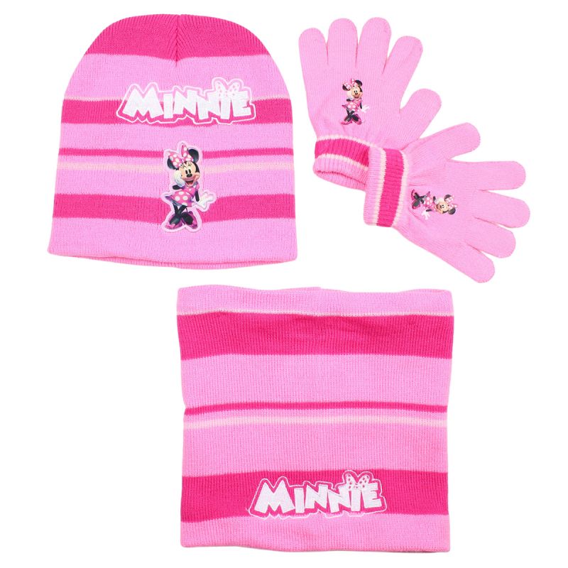 Bonnet Gants Snood Fille Minnie