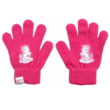 Bonnet Gants Snood Fille Unicorn