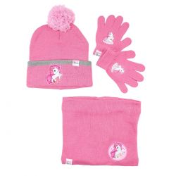 Bonnet Gants Snood Fille Unicorn