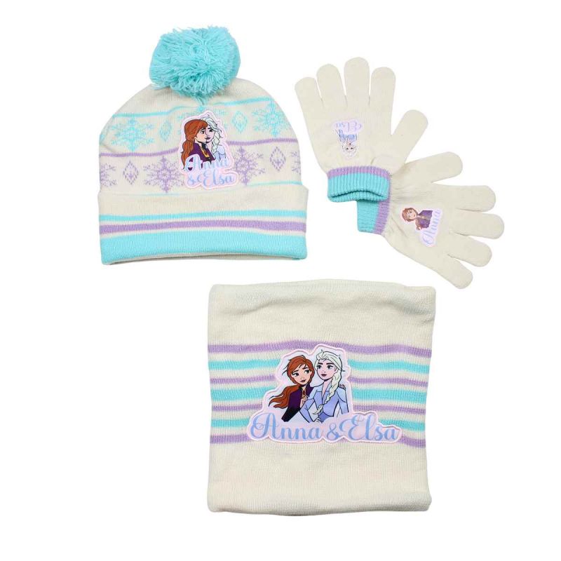 Bonnet gants snood fille La Reine des Neiges