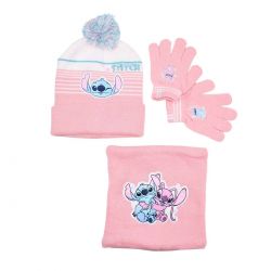 Bonnet gants snood fille Lilo & Stitch