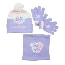 Bonnet gants snood fille Lilo & Stitch