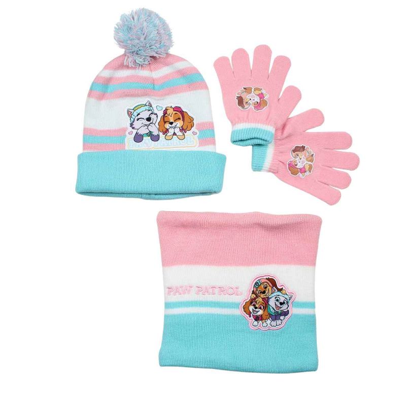 Bonnet gants snood fille Paw Patrol