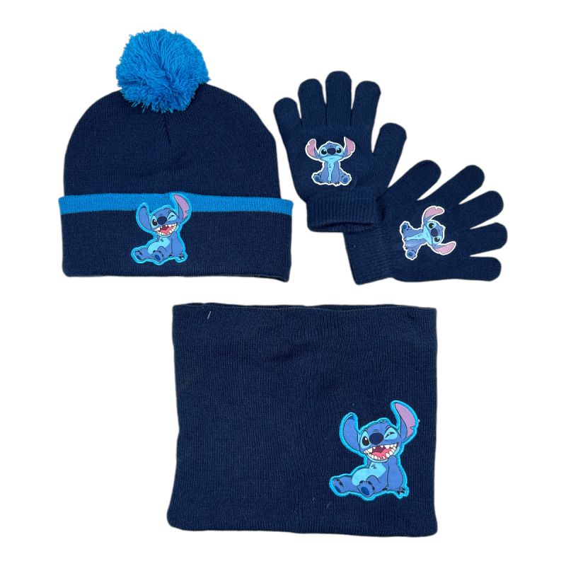 Bonnet Gants Snood Garçon Lilo & Stitch