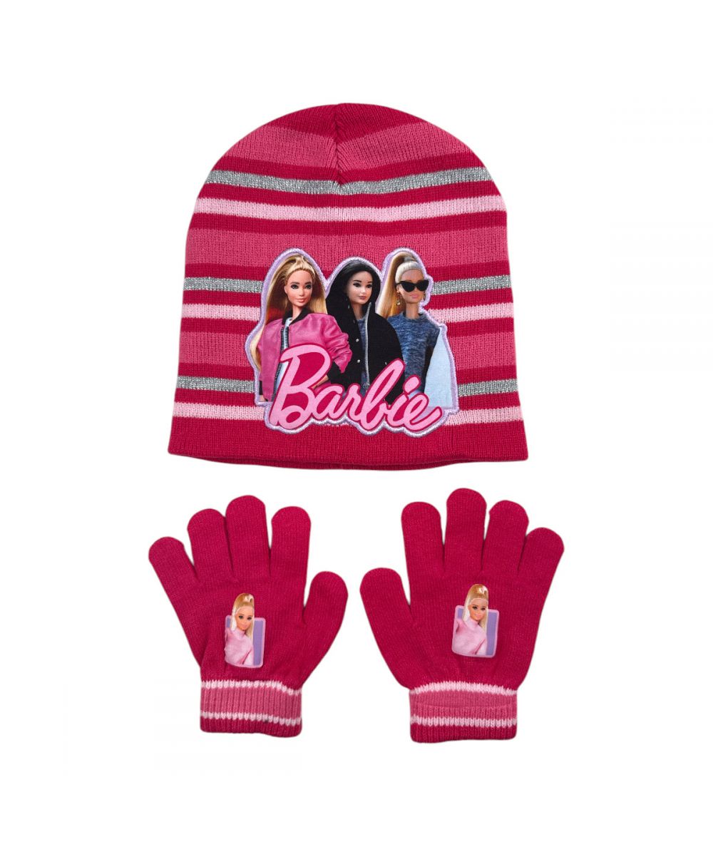 Bonnet Gants Fille Barbie