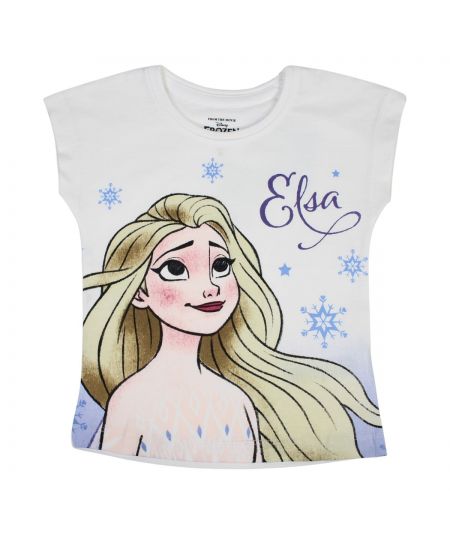 T-shirt manches courtes Fille La Reine des Neiges